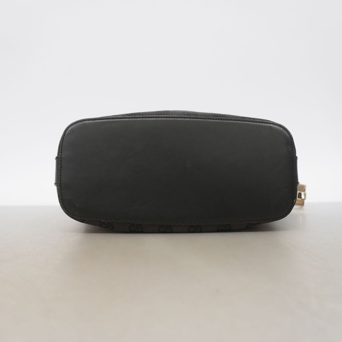 Gucci Shoulder Bag GG Canvas Black Silver — view 3