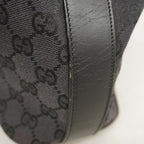 Gucci Shoulder Bag GG Canvas Black Silver — view 7