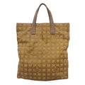 Chanel Tote Bag New Travel Nylon Khaki Silver