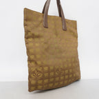 Chanel Tote Bag New Travel Nylon Khaki Silver — view 2