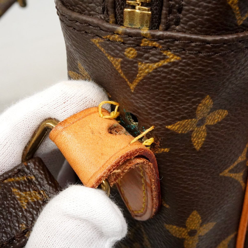 Louis Vuitton Shoulder Bag Monogram Danube MM Brown — view 6