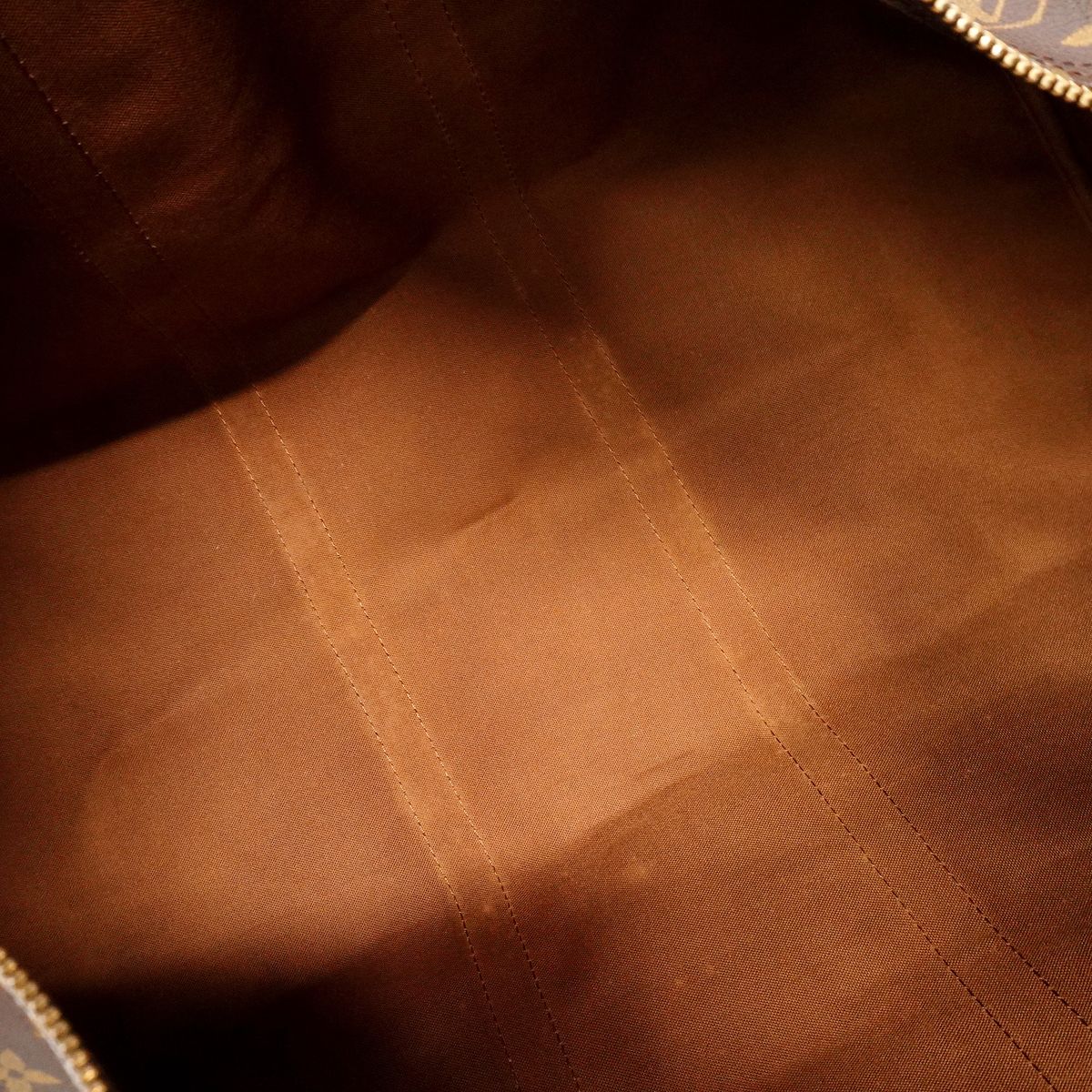 Louis Vuitton Boston Bag Monogram Keepall 55 Brown — view 4