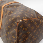 Louis Vuitton Boston Bag Monogram Keepall 55 Brown — view 8