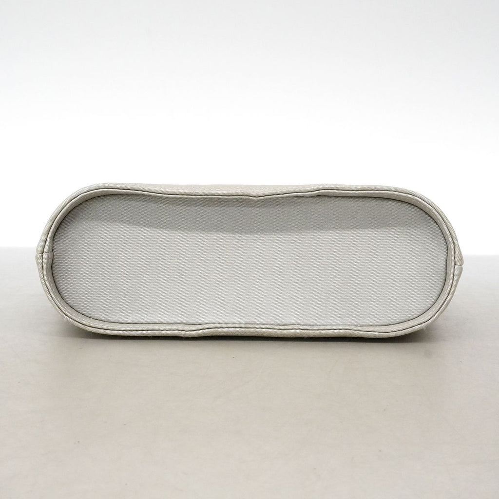 Chanel Handbag Nylon Gray Silver — view 3