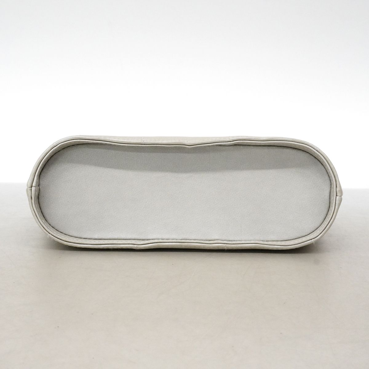 Chanel Handbag Nylon Gray Silver — view 3