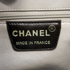 Chanel Handbag Nylon Gray Silver — view 5