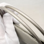 Chanel Handbag Nylon Gray Silver — view 6