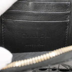 Dior Shoulder Bag Cannage Patent Black Champagne Gold — view 5