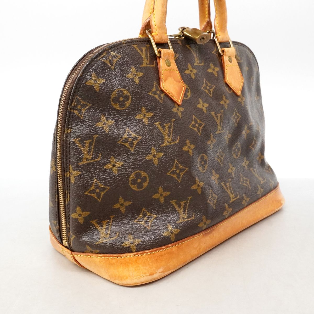 Louis Vuitton Handbag Monogram Alma Brown — view 2