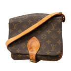 Louis Vuitton Shoulder Bag Monogram Cartouchiere MM Brown