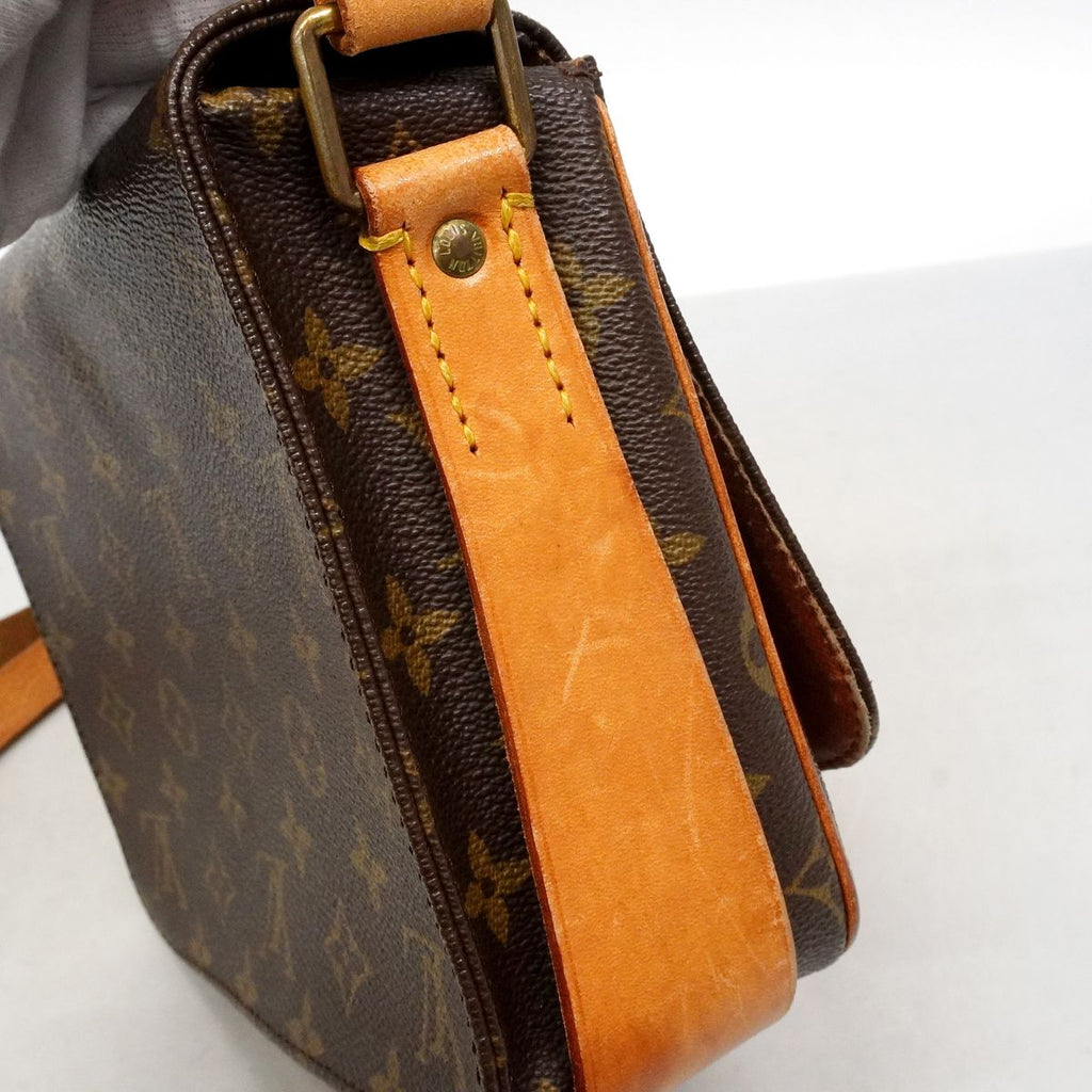 Louis Vuitton Shoulder Bag Monogram Cartouchiere MM Brown — view 6