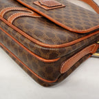 Celine Shoulder Bag Macadam Brown Gold — view 7