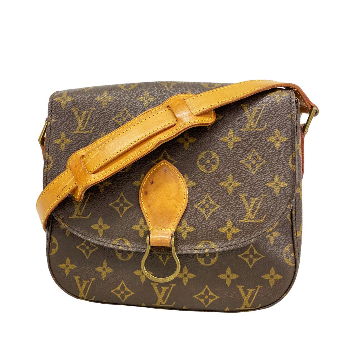 Louis Vuitton Shoulder Bag Monogram Saint-cloud GM Brown