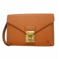 Louis Vuitton Clutch Epi Pochette Series Dragonne Kenya Brown