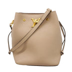 Louis Vuitton Shoulder Bag Nano Lockme Bucket Beige