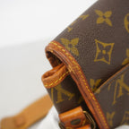 Louis Vuitton Shoulder Bag Monogram Gibeciere MM Brown — view 7