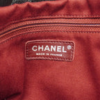 Chanel Chain Tote Bag Quilted Caviar Leather Black Silver — view 5