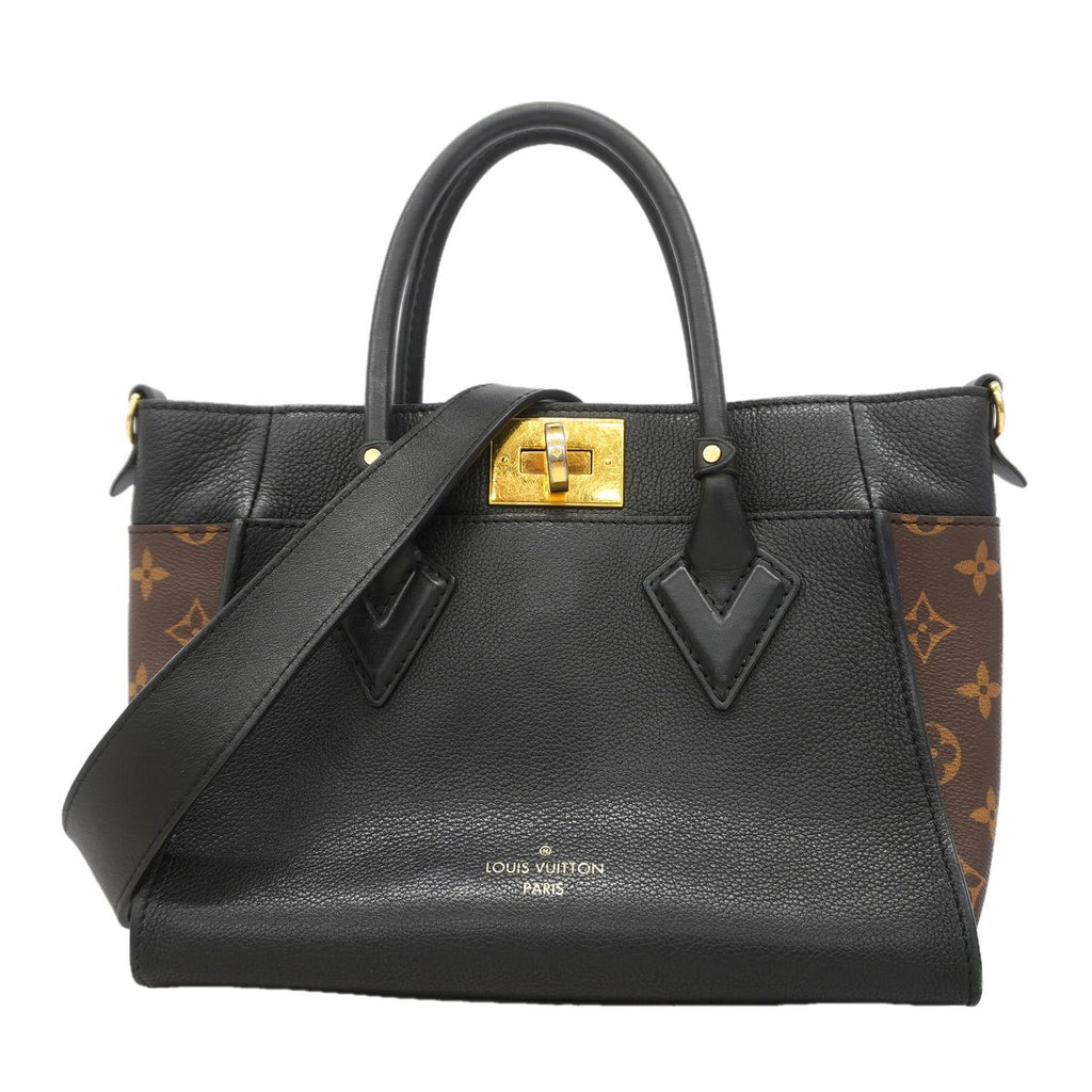 Louis Vuitton Handbag Monogram on My Side PM Brown Noir 2-Way Bag