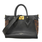 Louis Vuitton Handbag Monogram on My Side PM Brown Noir 2-Way Bag