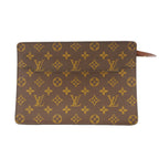 Louis Vuitton Clutch Monogram Pochette Homme Brown