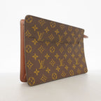 Louis Vuitton Clutch Monogram Pochette Homme Brown — view 2