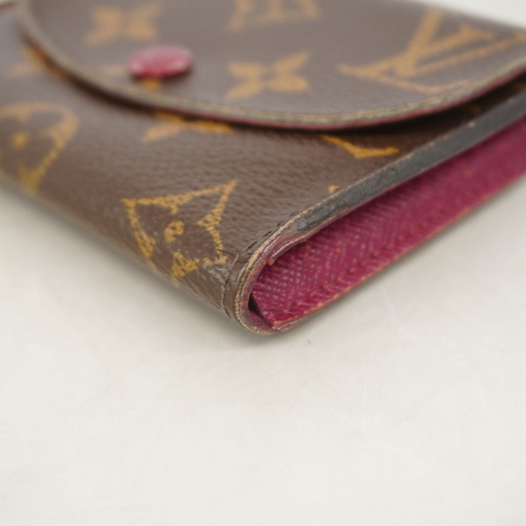 Louis Vuitton Coin Purse Monogram Porte Monnaie Rosalie Fuchsia — view 5