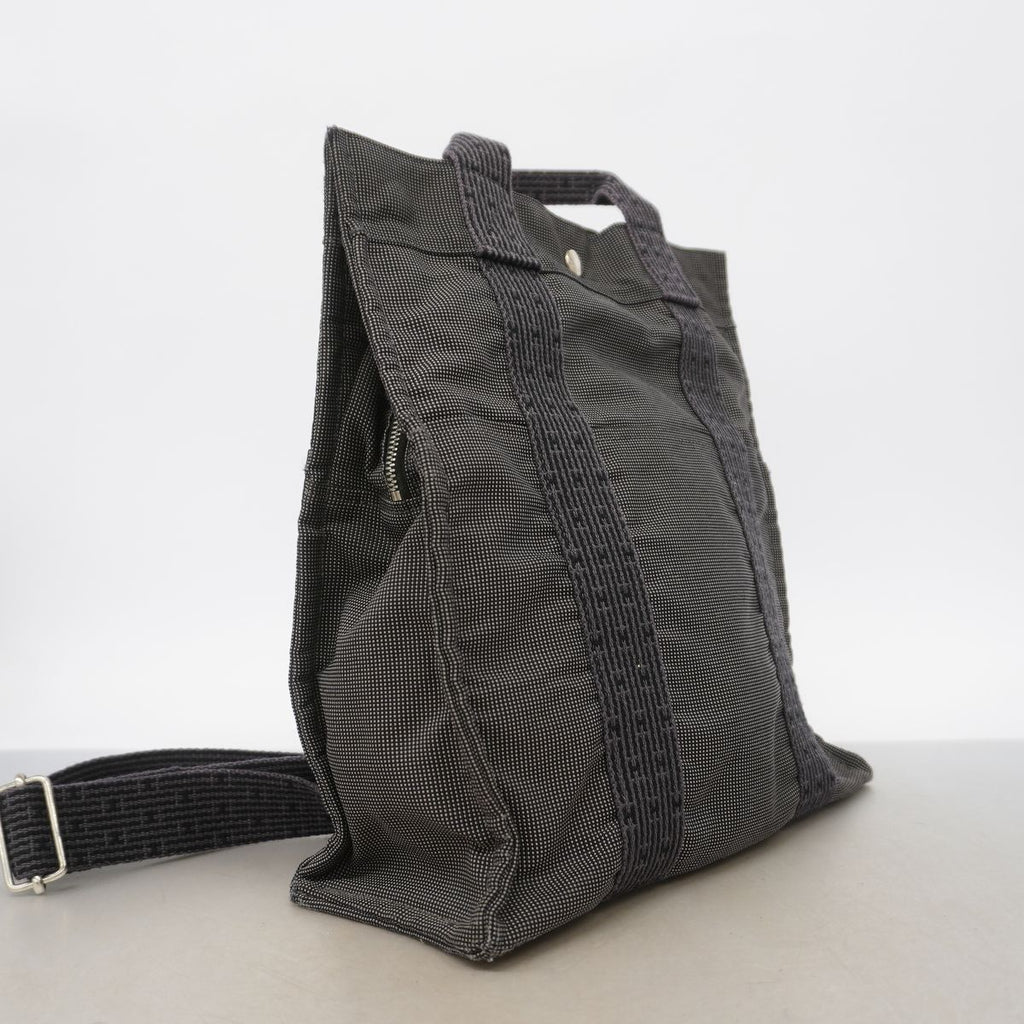 Hermes Backpack Herline Sac a Dos PM Nylon Gray Silver — view 2