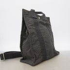 Hermes Backpack Herline Sac a Dos PM Nylon Gray Silver — view 2