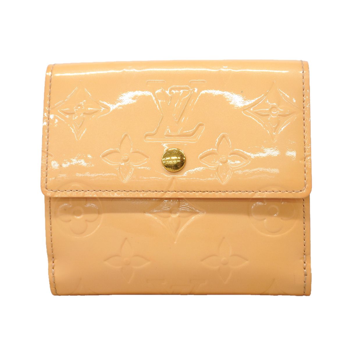Louis Vuitton Trifold Wallet Vernis Porte Monnaie Billets Cartes Credit