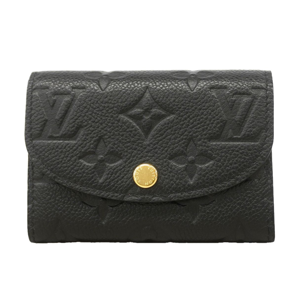 Louis Vuitton Coin Purse Monogram Empreinte Porte Monnaie Rosalie Noir