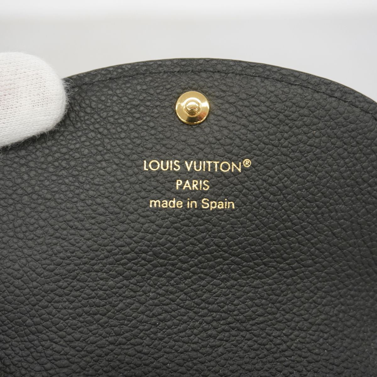 Louis Vuitton Coin Purse Monogram Empreinte Porte Monnaie Rosalie Noir — view 4