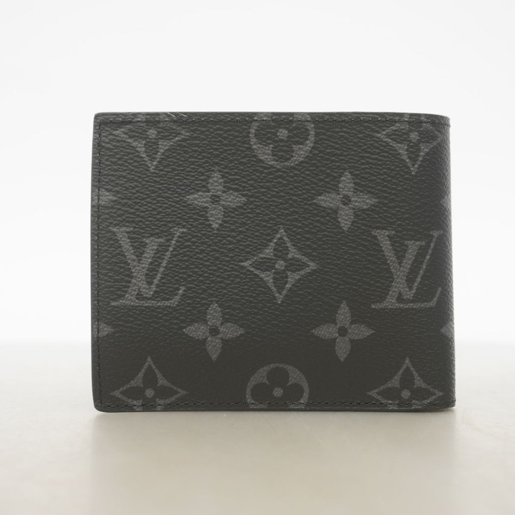Louis Vuitton Wallet Monogram Eclipse Portefeuille Marco NM Black — view 7