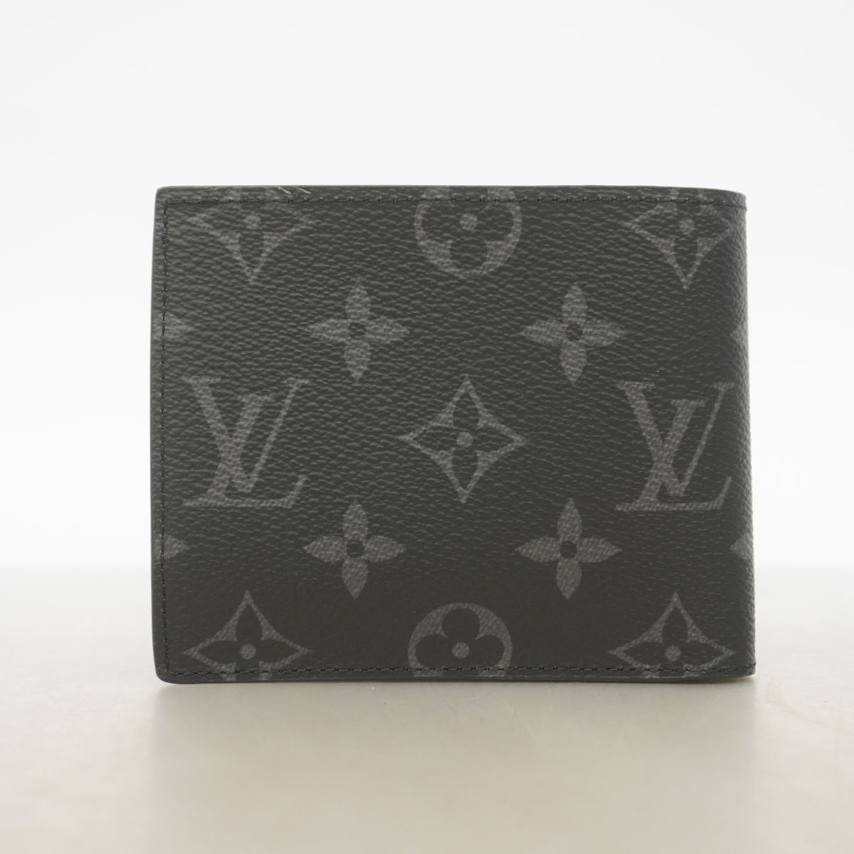 Louis Vuitton Wallet Monogram Eclipse Portefeuille Marco NM Black — view 7