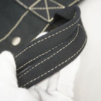 Hermes Tote Bag Deauville MM Canvas Black Silver — view 8