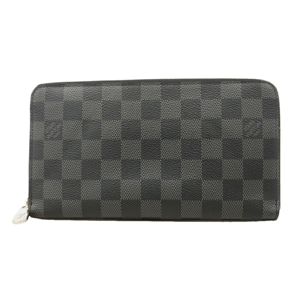Louis Vuitton Wallet Damier Graphite Zippy Organizer NM Black Gray