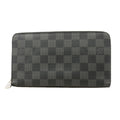 Louis Vuitton Wallet Damier Graphite Zippy Organizer NM Black Gray