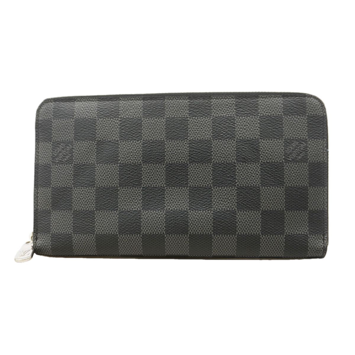 Louis Vuitton Wallet Damier Graphite Zippy Organizer NM Black Gray