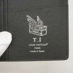 Louis Vuitton Wallet Monogram Eclipse Portefeuille Brazza Black — view 4
