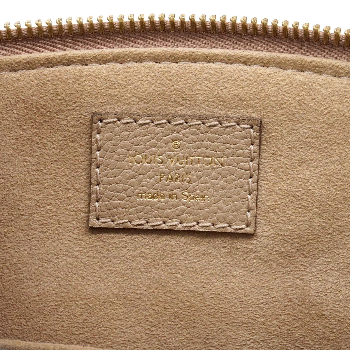 Louis Vuitton Handbag Monogram Empreinte Bicolor Petit Palais PM Tourterelle — view 5