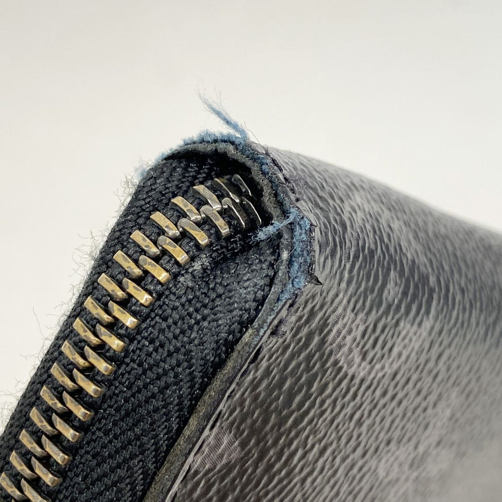 Louis Vuitton Wallet Monogram Eclipse Zippy Vertical Black — view 5