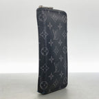 Louis Vuitton Wallet Monogram Eclipse Zippy Vertical Black — view 2