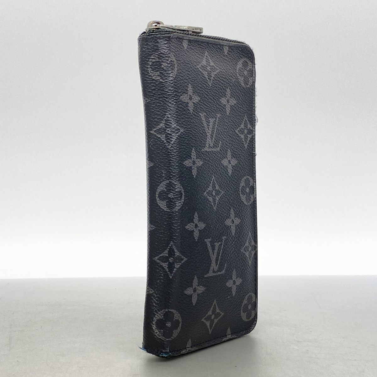 Louis Vuitton Wallet Monogram Eclipse Zippy Vertical Black — view 2