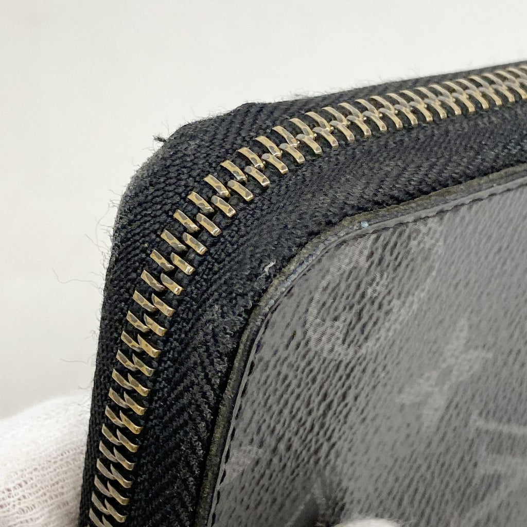 Louis Vuitton Wallet Monogram Eclipse Zippy Vertical Black — view 7
