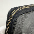 Louis Vuitton Wallet Monogram Eclipse Zippy Vertical Black — view 7