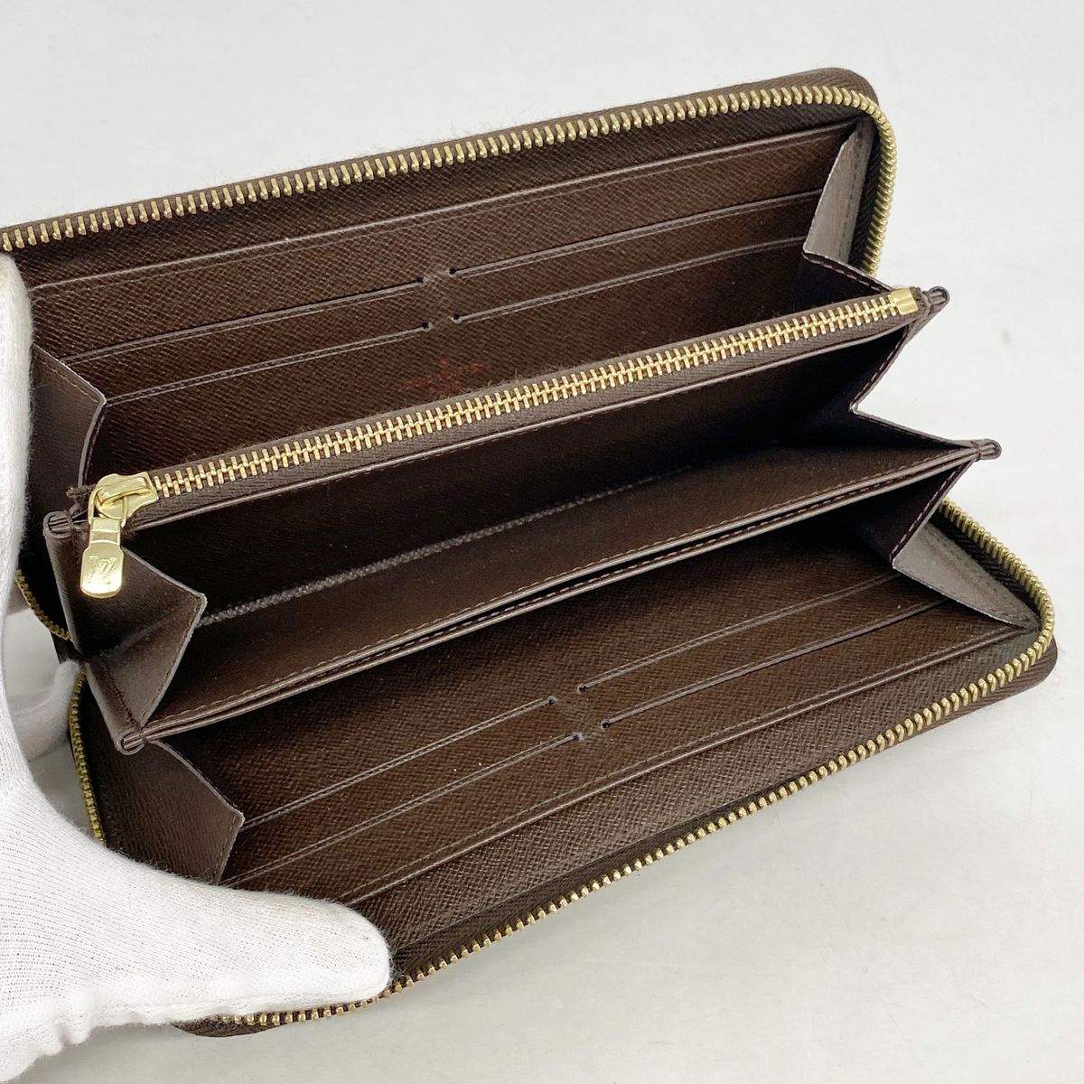Louis Vuitton Wallet Damier Zippy Ebene — view 3