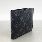 Louis Vuitton Wallet Monogram Eclipse Portefeuille Marco NM Black — view 2