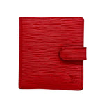 Louis Vuitton Wallet Epi Portefeuille Compact Rouge