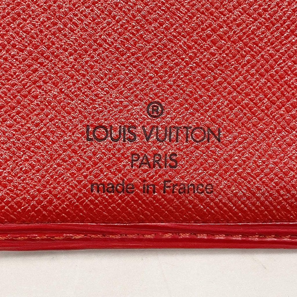 Louis Vuitton Wallet Epi Portefeuille Compact Rouge — view 4