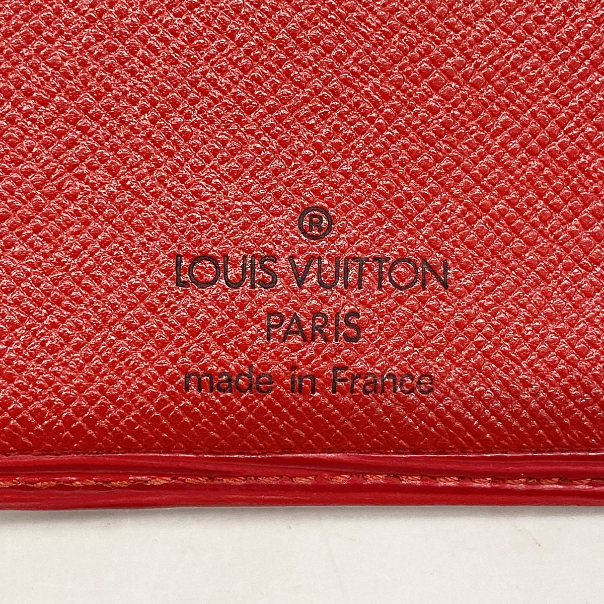 Louis Vuitton Wallet Epi Portefeuille Compact Rouge — view 4
