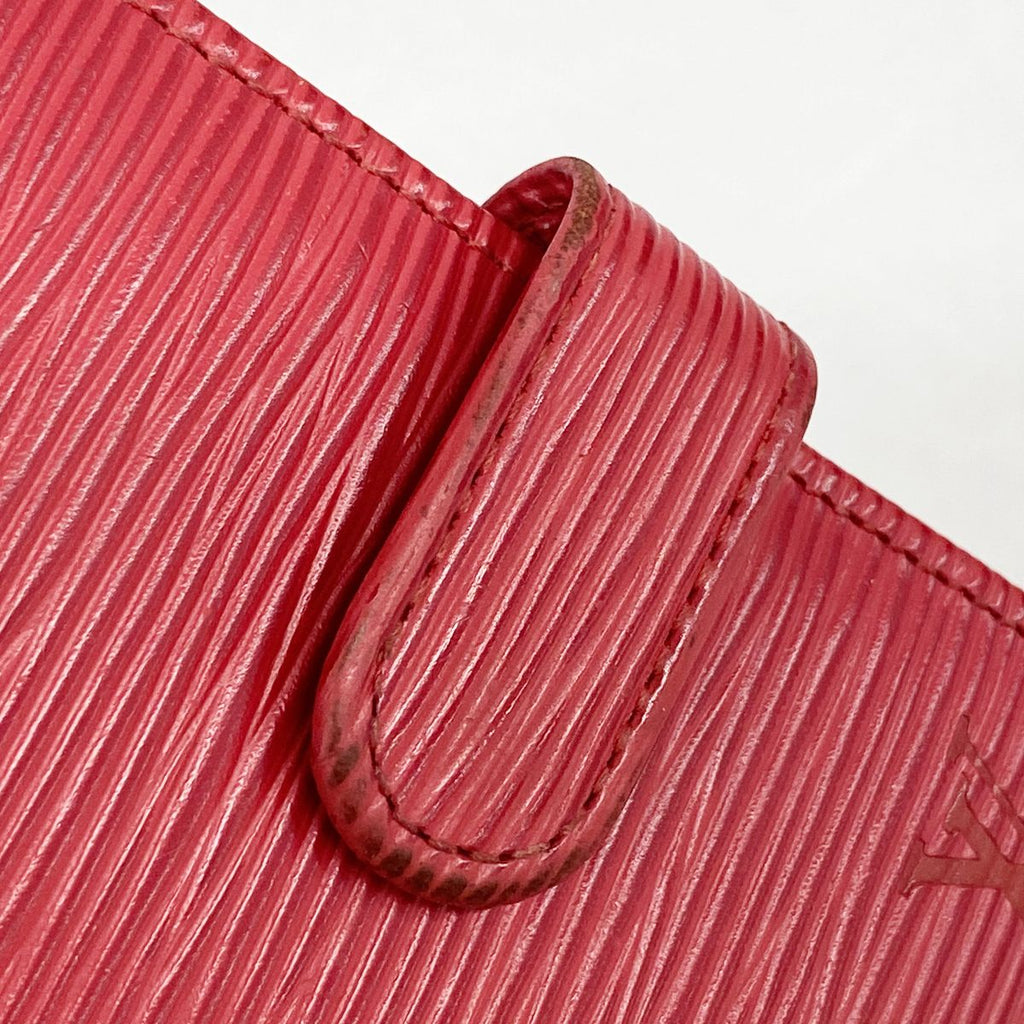Louis Vuitton Wallet Epi Portefeuille Compact Rouge — view 8